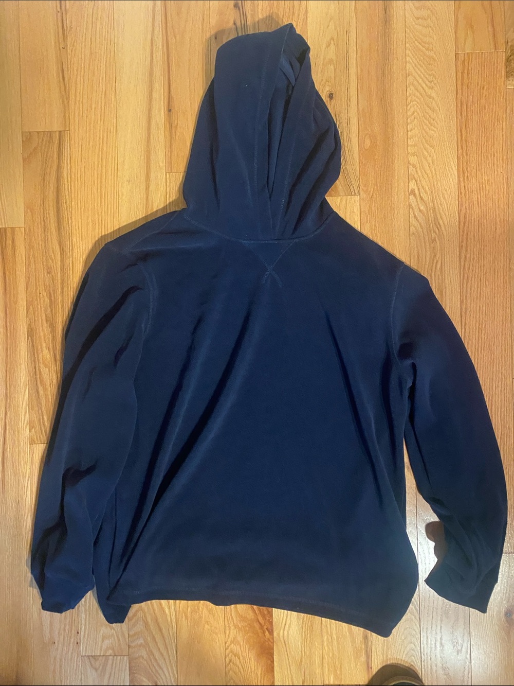 Eddie Bauer Navy Hooded Pullover Sweatshirt brand new size XL